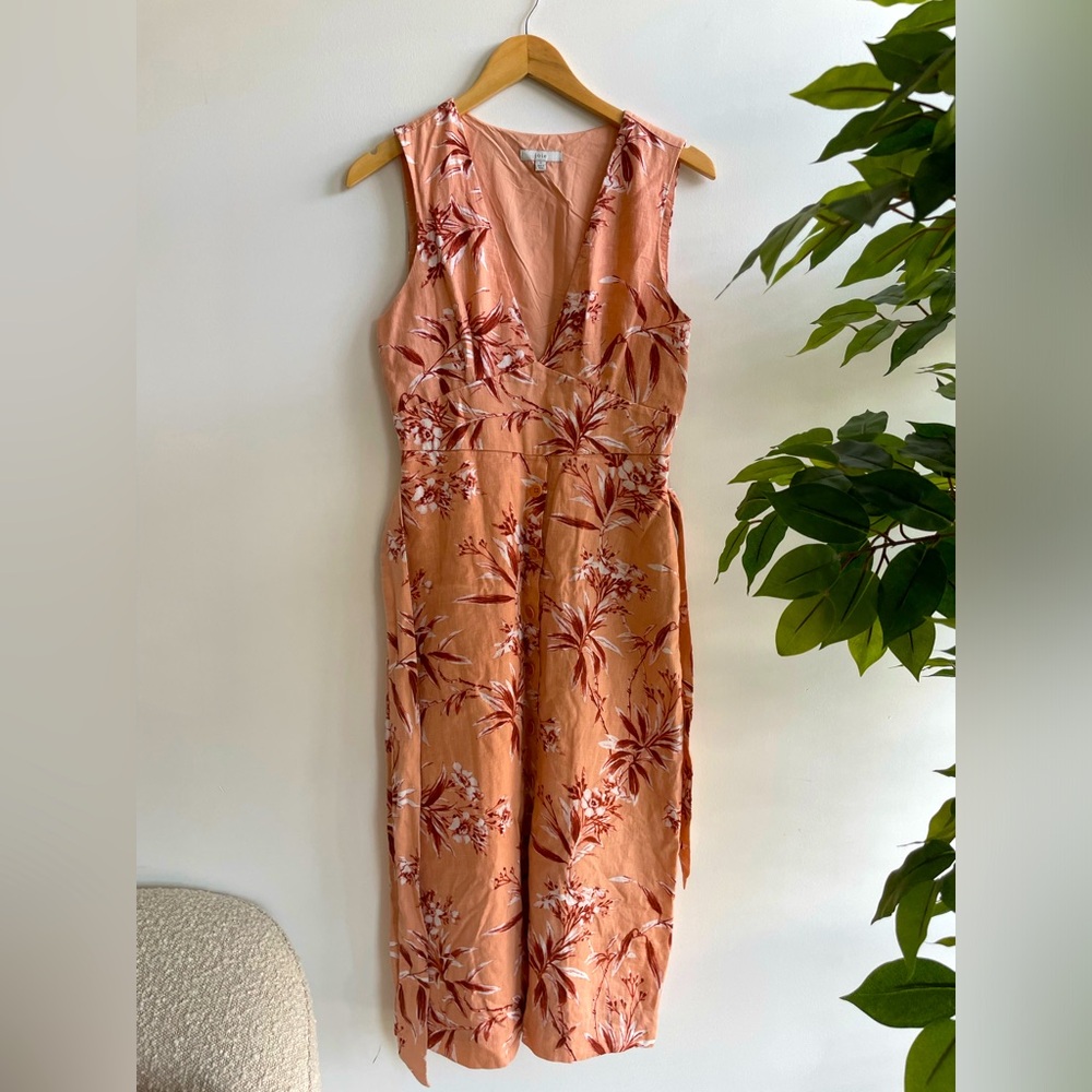 Joie Floral Linen Dress 🌺